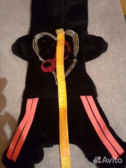 Велюровый комбинезон хлопок, для собаки мелких пор