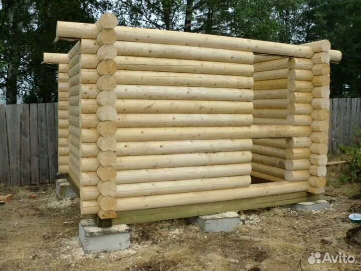 Срубы для бань беседок