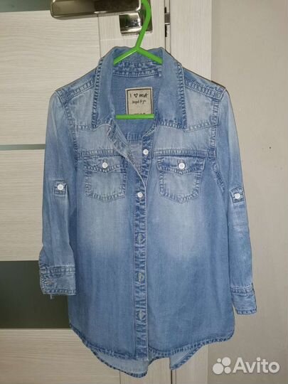 Джинсовая рубашка Next