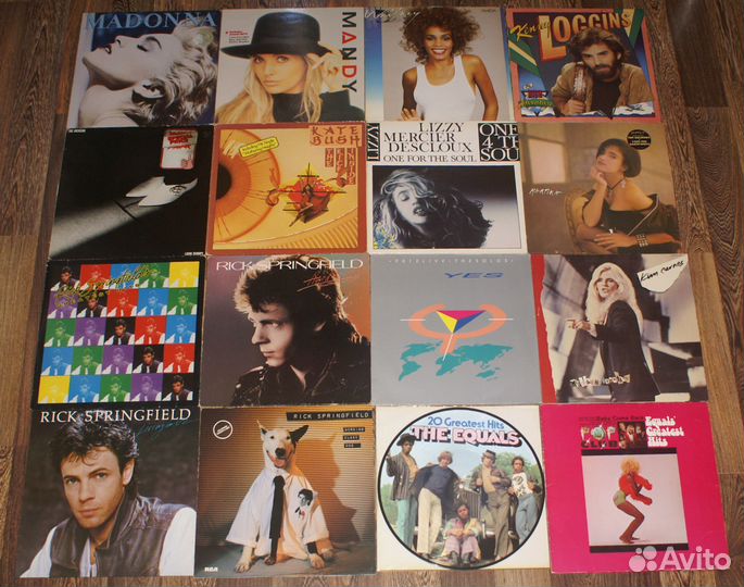 Хиты 80х на импортном виниле