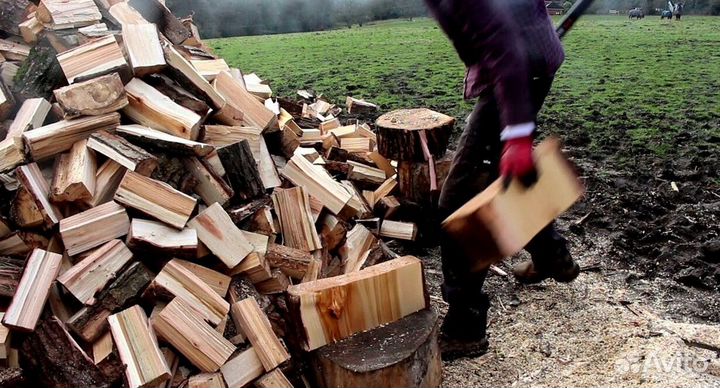 Дрова чурками