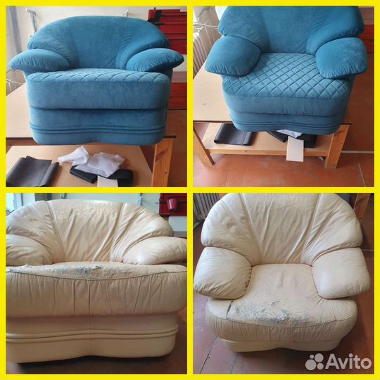 Перетяжка мягкой мебели