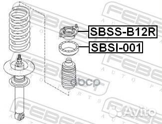 Проставка пружины sbsi-001 sbsi-001 Febest
