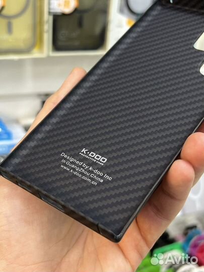 Карбоновый Kevlar kdoo samsung s22 ultra