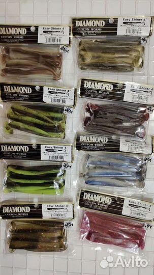 Keitech diamond easy shiner 4 дюйма