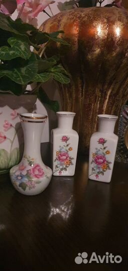 Вазы фарфор Португалия винтаж