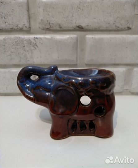 Фигурка слон, аромалампа, керамика