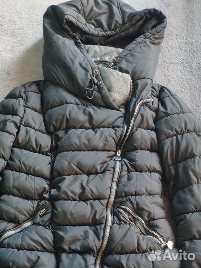 Черная зимняя куртка на девочку или девушку