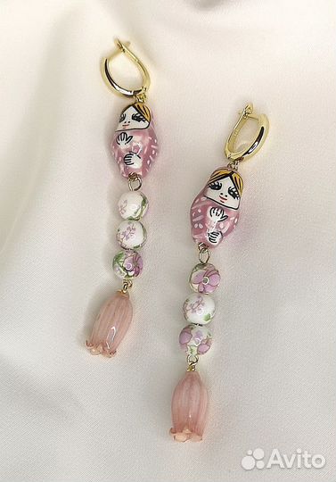 Сережки Матрёшки