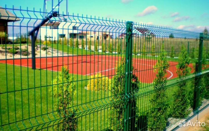 Забор из 3D сетки за 1 день быстро