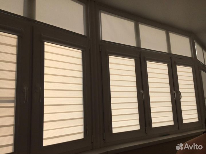 Рулонные шторы день ночь зебра M534G-Q75548