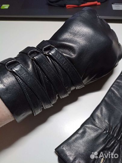 Перчатки кожаные. Италия