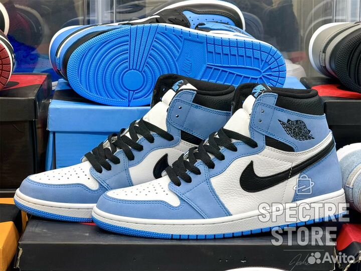 Кроссовки Nike Air Jordan 1 High University Blue