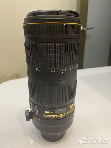Объектив Nikon 70-200 mm f/2.8E FL ED VR объявление продам
