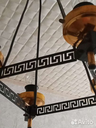 Люстра, настольная лампа, плафоны. СССР