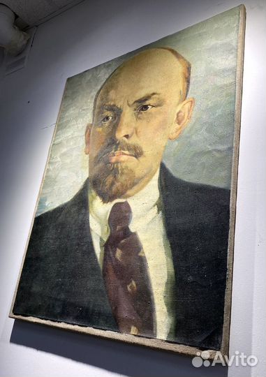 Советская картина Ленин В.И. масло/холст