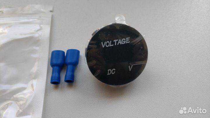 Новый Автомобильный Вольтметр встраиваемый 12-24V