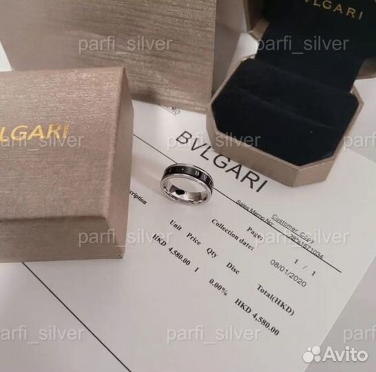 Bvlgari кольцо