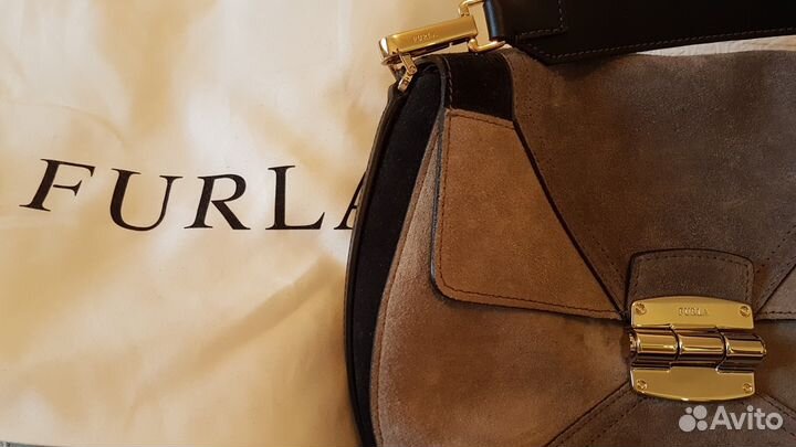 Сумка женская замшевая Furla