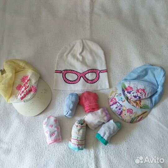 Всесезонные головные уборы на девочку 5-8 лет