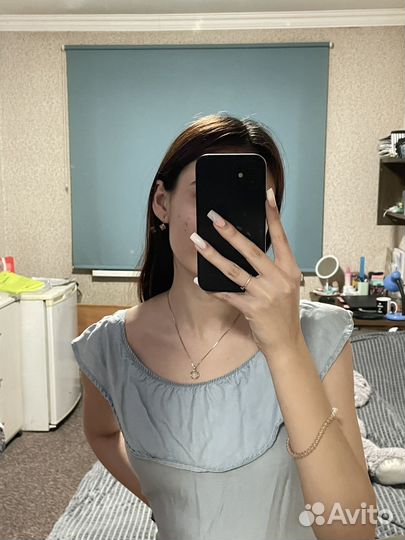 Джинсовое платье