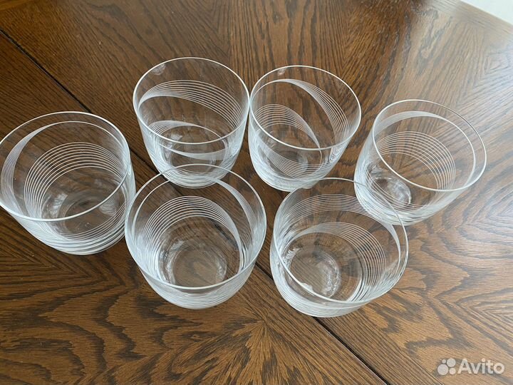 Стаканы прозрачные Zara Home 6 шт новые