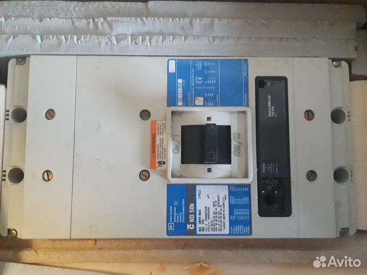 Автоматический выключатель westinghouse 800A