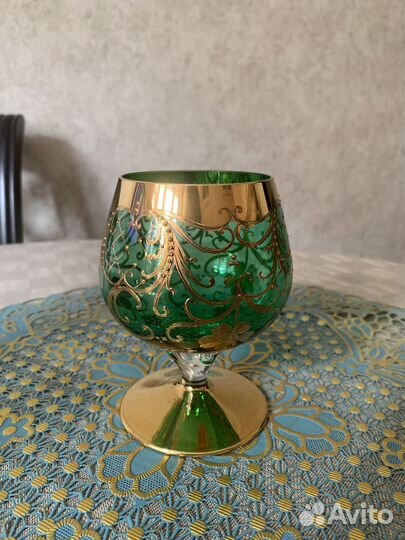 Сервировка стола винтаж Богемия