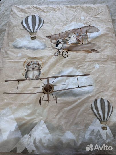 Комплект в детскую кроватку бортики Lappetti