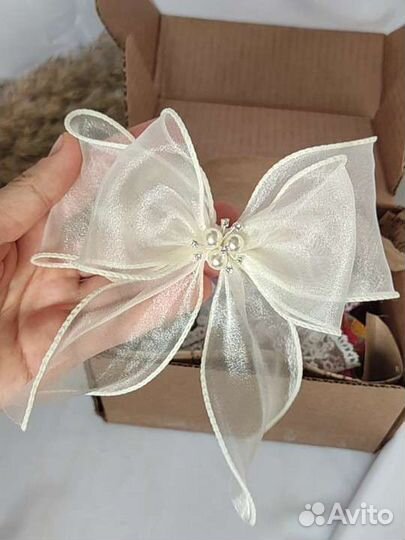 Бантики для школы, школьные бантики, резинки