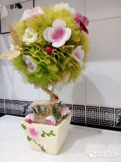 Топиарий,декоративное дерево,ручная работа