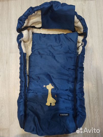 Зимний конверт в коляску или санки