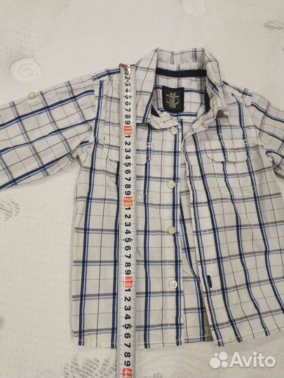 Рубашка H&M детская на мальчика 80 см