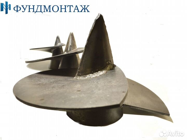 Наконечники на винтовую сваю вс76 лопасть 250/5мм