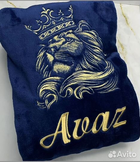 Халат мужской плюшевый