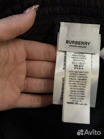 Панама burberry
