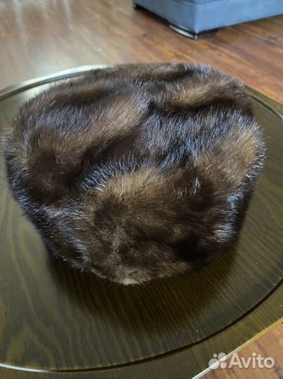 Норковая шапка мужская