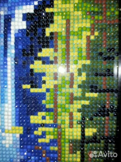 Картина алмазная мозаика водопад