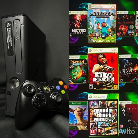 Xbox 360 Slim 500Gb (Прошита) 85 игр