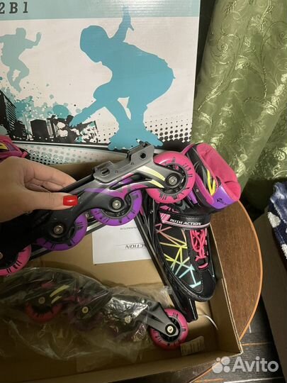 Роликовые коньки 2 в 1