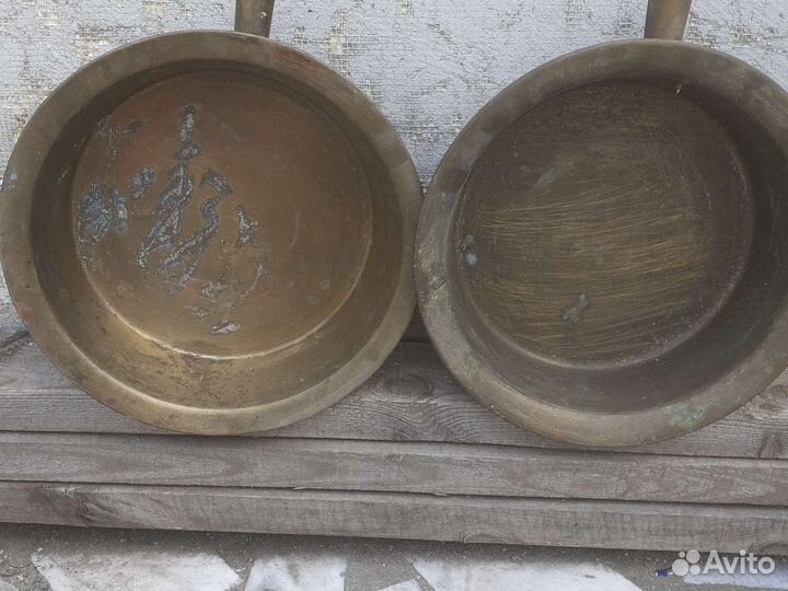 Таз медный 30на10см