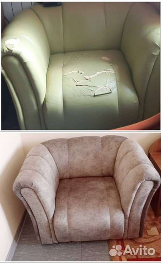 Перетяжка мебели