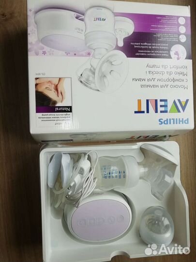 Молокоотсос avent электрический