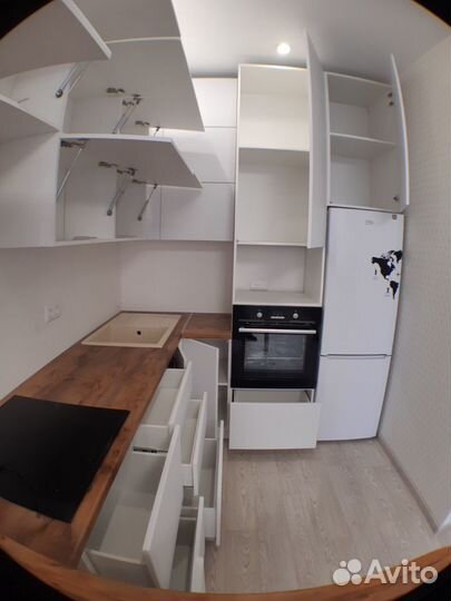 Кухня Белый Матовый мдф 2.9х1.5метра