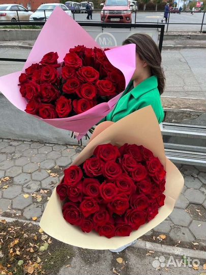 Цветы розы букет