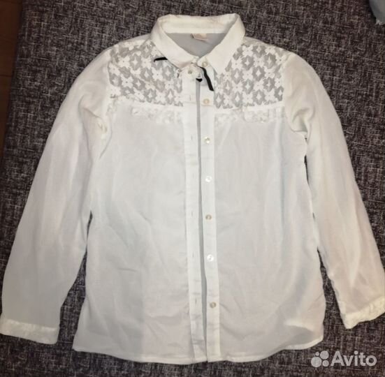 Блузка школьная новая, надевали 1 раз