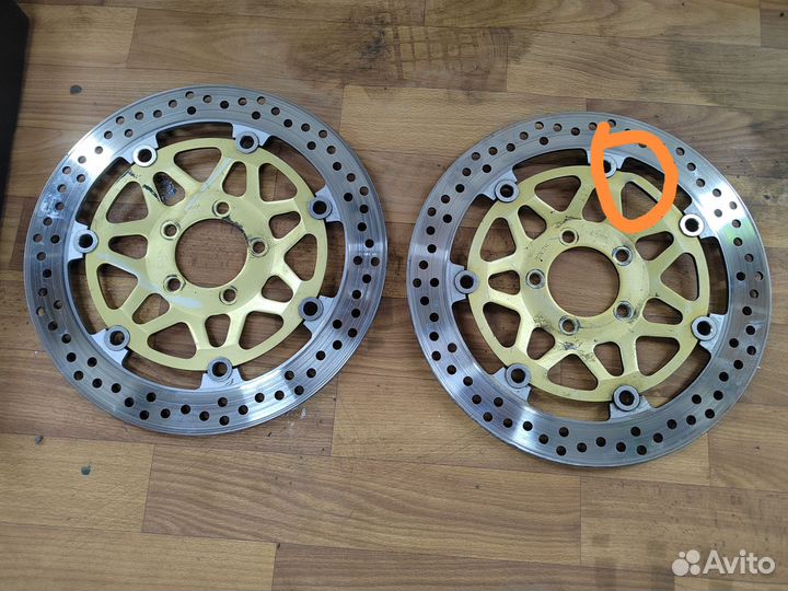 Передние Тормозные диски на kawasaki zx6r 1999