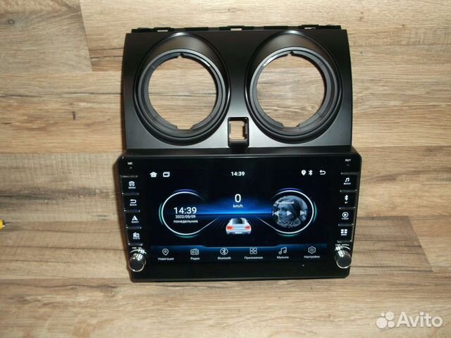 Магнитола Nissan Qashqai J10 Android с крутилками