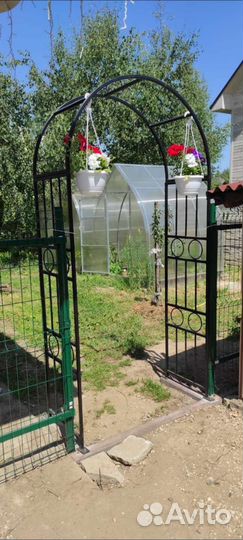 Арка садовая разборная металлическая