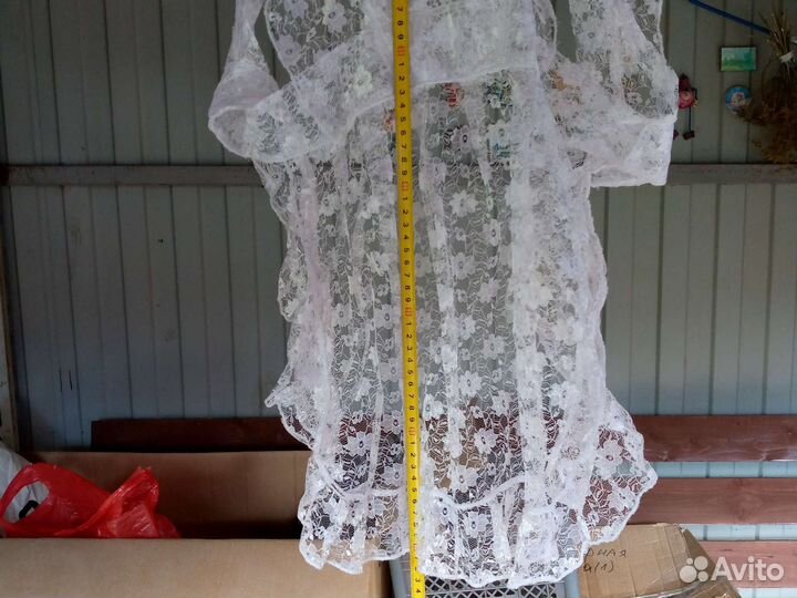 Белый школьный фартук